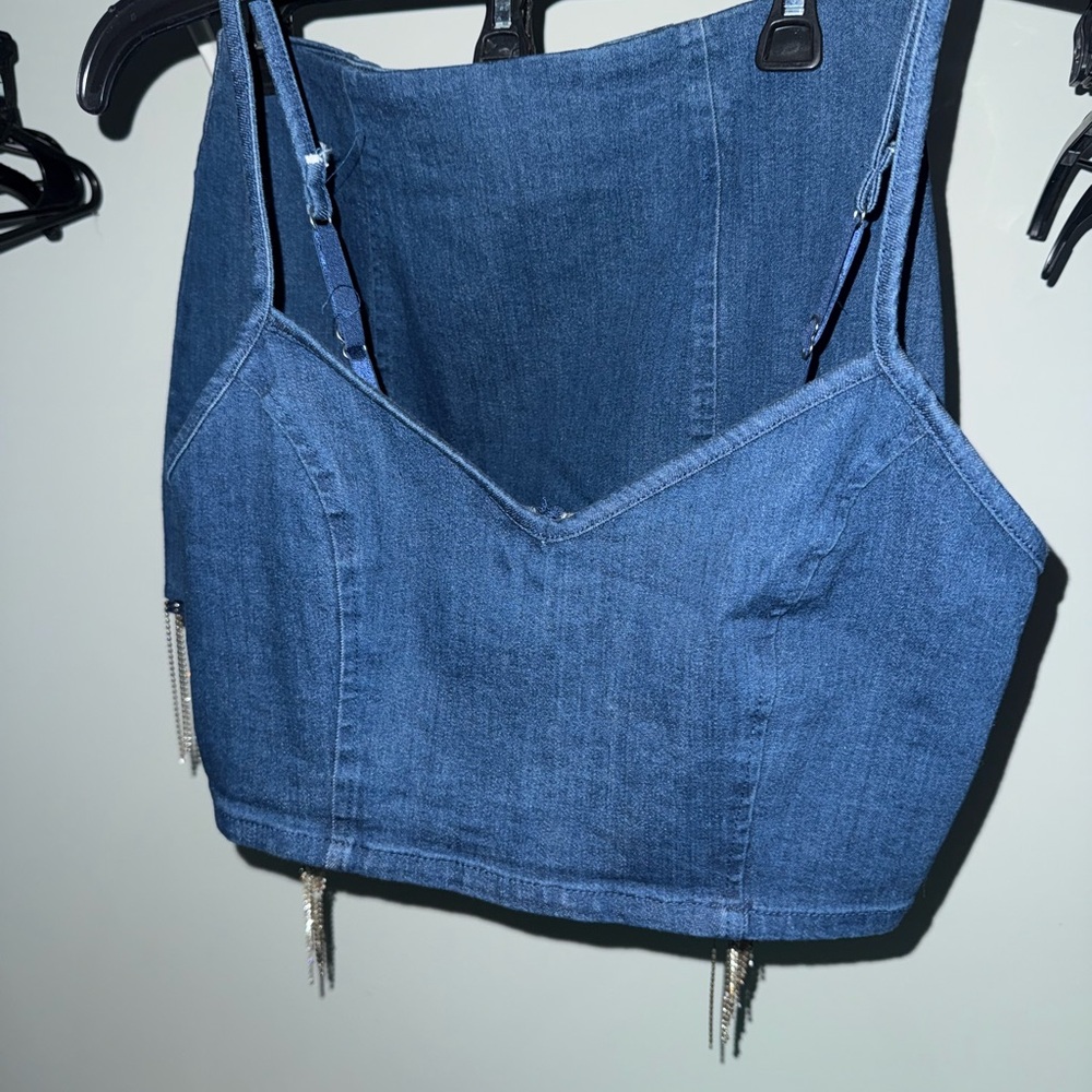 Denim Blue Women's Top